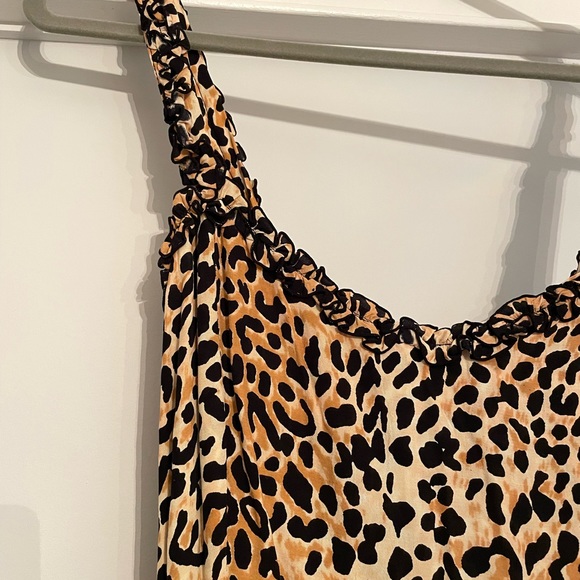 Faithfull the Brand Midi Dress size 10 - Picture 3 of 4